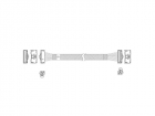 Кабель JPC P7323GB00800-1 Cable MCIO x8 74P (угловой Right Angle) -TO- MCIO x8 74P (угловой Right Angle) , 85 Ohm, L:80cm (P7323GB00800-1)