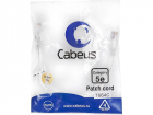 Патч-корд Cabeus PC-UTP-RJ45-Cat.5e-0.3m-WH U/UTP RJ-45 вил.-вилка RJ-45 кат.5E 0.3м белый ПВХ (PC-UTP-RJ45-CAT.5E-0.3M-WH)