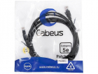 Патч-корд Cabeus PC-UTP-RJ45-CAT.5E-3M-BK-LSZH U/UTP RJ-45 вил.-вилка RJ-45 кат.5E 3м черный LSZH (PC-UTP-RJ45-CAT.5E-3M-BK-LSZH)
