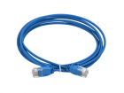ITK Коммутационный шнур кат.5E UTP LSZH 1, 5м slim язычок син, (PC03-C5EUL-1M5-SL-WT)