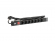 Миниатюра товара - PDU 7 розеток нем. стандарт, с LED выключателем, 1U, шнур 2м вилка нем. стандарт, алюминиевый профиль (PH12-7D1)