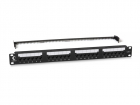 Cabeus PL2-24-Cat.6-Dual IDC Патч-панель 19" (1U), 24 порта RJ-45, категория 6, Dual IDC, с задним кабельным организатором, new
