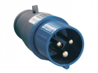 Вилка переносная ССИ-013 2Р+РЕ 16А 200-250В IP44 IEK (PSR01-016-3)