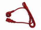 Шнур питания Hyperline PWC-IEC13-SHM-5.0-RD C13-Schuko проводник.:3x0.75мм2 5м 250В 10А (упак.:1шт) красный, (PWC-IEC13-SHM-5.0-RD)