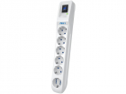 Сетевой фильтр Pilot L GP 6 розеток (5 евро + 1GP) 7 м/ Surge protector Pilot L GP 6 outlets (5 EUR + 1GP) 7 m white, (PILOT L-6 GP 7M)