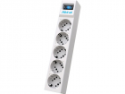 Сетевой фильтр/ Surge protector Pilot SG5 5 outlets (GP), 10A / 2.2kVt, automatic circuit-breaker, 10 m, (PILOT SG5 10M)