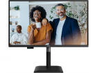 Монитор 27" AOC 2560x1440 WLED 16:9 IPS 350cd, 1500:1, 50M:1, 4ms, 178°/ 178°, HDMI, DP, USB hub: 4*USB3.2, 3*USB-C, RJ45, 120Hz, Speakers, Tilt, Height, Swivel, Pivot, VESA, Black, 3y (Q27P4CV)