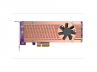 Плата расширения Плата расширения/ QNAP QM2-2P-244A 2 x M.2 22110 or 2280 PCIe (Gen2 x 4) NVMe SSD slots expansion card, Low-profile bracket pre-loaded, Low-profile flat and Full-height are bundled (shorter version to support TVS-x82/ TS-x77 PCIe slot 2 & slot 3), (QM2-2P-244A)