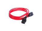 Шнур питания ЦМО Шнур питания с фиксатором IEC 60320 C19/ IEC 60320 C20, 16 А / 250 В (3 х 1, 5), длина 3 м, красный (R-16-CORD-C19-C20-3-RED)