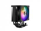 Кулер для процессора/ CPU Cooler PCCooler R300 ARGB BK (150W, 4-pin PWM, 133mm, Al/ Cu, 3x6mm, ARGB, 1x92mm, 40.94CFM, 30dBA, 2200RPM, S: 1851/ 1700/ 1200/ 115X, AM5/ AM4, black), (R300 ARGB BK)