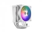 Кулер для процессора PCCooler R400 ARGB WH S115X/ 1200/ 1700/ AM4/ AM5 (TDP 180W, 90mm ARGB Fan, 4 тепловые трубки 6мм, 650-2200RPM, 28, 3dBa)