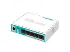 Маршрутизатор MikroTik hEX lite with 850MHz CPU, 64MB RAM, 5 LAN ports, RouterOS L4, plastic case, PSU (RB750R2)
