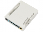 Точка доступа wi-fi MikroTik RouterBOARD 951Ui-2HnD with 600Mhz CPU, 128MB RAM, 5xLAN, built-in 2.4Ghz 802b/ g/ n 2x2 two chain wireless with integrated antennas, desktop case, PSU, RouterOS L4 (RB951UI-2HND)