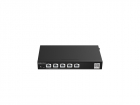 Маршрутизатор Ruijie Reyee Desktop 5-port full gigabit router, providing one WAN port, one LAN port, and three LAN/ WAN ports; supporting four PoE/ PoE+ interfaces and maximum 60 W PoE power; recommended concurrency