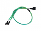 Кабель Amphenol RML42-1377 2х HD MiniSAS (SFF8643) to 2х OCuLink (SFF8611), 90cm (RML42-1377)