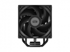 Кулер для процессора CPU Cooler PCCooler RT400 Digital BK (230W, 4-pin PWM, LED temp., 152mm, Al/Cu, 4x6mm, 1x120mm, 73.32CFM, 34.9dBA, 2200RPM, S: 1851/1700/1200/115X, AM5/AM4, black) (RT400 DIGITAL BK)
