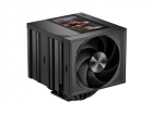 Кулер для процессора/ CPU Cooler PCCooler RZ820 Display BK (290W, 4-pin PWM, LED, 169mm, Al/ Cu, 8x6mm, 1x140mm + 1x150mm, 71.9/ 78.7CFM, 27.1/ 35.8dBA, 1500/ 2500RPM, S: 1851/ 1700/ 1200/ 115X/ 20XX, AM5/ AM4, black) (RZ820 DISPLAY BK)