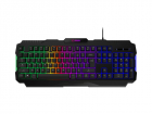 клавиатура проводная Keyboard MSI FORGE GK100, Wired, RGB lighting, Anti-ghosting Capability, Black, (S11-04RU252-HH9)