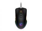 Мышь проводная Mouse MSI FORGE GM300, Wired, 118g, DPI 7200, Symmetrical design, RGB LED, black