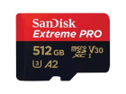 Флеш карта microSDXC 512GB Sandisk SDSQXCD-512G-GN6MA Extreme Pro + adapter, (SDSQXCD-512G-GN6MA)