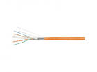 Кабель информационный Cabeus SFTP-4P-CAT.6-SOLID-LSZH кат.6 SF/UTP 4 пары LSZH внутренний 305м оранжевый (SFTP-4P-CAT.6-SOLID-LSZH)