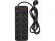 Миниатюра товара - Сетевой фильтр-удлинитель/ PowerCom SP-10 USB2A1CB 3.0M, 10 розеток, черный, 16А, 4кВт, 204Дж, защитные шторки, защита от КЗ, перегрузки и импульсных помех, один порт USB-C(PD20W) и два USB-A(QC3.0) суммарной мощностью 15Вт, кабель 3x1.5 мм2, ШхГхВ 268х105х43 мм, вес 0.77 кг., (SP-10 USB2A1CB 3.0M)