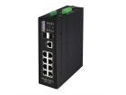 Промышленный PoE коммутатор Gigabit Ethernet OSNOVO SW-80802/ ILS(port 90W, 300W) Промышленный управляемый (L2+) HiPoE коммутатор Gigabit Ethernet на 8GE PoE + 2 GE SFP порта с функцией мониторинга температуры/ влажности/ напряжения. Порты: 1 x GE (SW-80802/ ILS(PORT 90W, 300W))