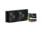 Система жидкостного охлаждения/ Water Cooling System Ocypus Sigma L24 PRO BK (290W, 240mm, LED, Black, ARGB/ Fans: 2x120mm, 90CFM, 2400RPM/ Pump height 97mm, 30dBA, 3100RPM, Rad thickness 27mm/ S: 1851, 1700, 1200, 115X, AM5, AM4) (SIGMA-L24-BK2ANWL00P-GL)
