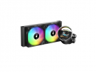 Система водяного охлаждения Ocypus Sigma L24 BK ARGB, 240mm, LCD Pump 2.4", 2x120mm ARGB fans, LGA115X/ 1200/ 1700/ 18XX, AM4/ AM5 (SIGMA L24 BK ARGB)