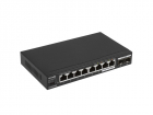 Коммутатор/ Tenda TEM2010X Коммутатор неуправляемый, 10 портов, RJ-45 8х2, 5 Гбит/ с, SFP+ 2х10 Гбит/ с, настольный, металлический корпус, (TEM2010X)