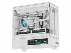 Корпус без блока питания/ Case Thermalright M10 Vision FAN4-M, Mini-Tower, TG, LCD, 4x120mm ARGB, 2xUSB-A 3.0, 1xUSB Type-C, mATX, mITX White (TL-M10 VISION WHITE FAN4-M)