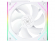Миниатюра товара - Кулер для корпуса/ Case Cooler Thermalright TL-M12QRW Reverse (120x120x25mm, 4-pin PWM, ARGB, 47.6CFM, 23.2dBA, 1500RPM, White), (TL-M12QRW)