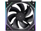 Кулер для корпуса/ Case Cooler Thermalright TL-M12QR Reverse (120x120x25mm, 4-pin PWM, ARGB, 47.6CFM, 23.2dBA, 1500RPM, Black), (TL-M12QR)