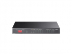 Коммутатор TP-Link TL-SG1210PP, Настольный коммутатор с 9 гигабитными портами (6 портов PoE+, 2 порта PoE++, 1 комбо порт RJ45/ SFP), 802.3af/ at/ bt 3-го типа, бюджет PoE — 123 Вт, стальной настольный корпус