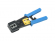 Миниатюра товара - Инструмент обжим для RJ-45, 12, 11 с храп. мех. сине-оранж Инструмент обжим для RJ-45, 12, 11 с храп. мех. сине-оранж, (TM1-B11H)