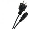 Кабель компьютер - розетка 220V <1.8м> (Европейский стандарт) <TP021-1.8-BK> (TP021-1.8-BK)