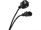 Кабель компьютер - розетка 220V <3.0м> (Европейский стандарт) <TP021-3.0-BK> (TP021-3.0-BK)