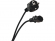 Миниатюра товара - Кабель компьютер - розетка 220V <3.0м> (Европейский стандарт) <TP021-3.0-BK> (TP021-3.0-BK)