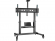 ONKRON мобильная стойка для ТВ 50"-100", макс 120кг, наклонная, чёрная TS1991, (TS1991-B)