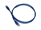 Патч-корд Lanmaster TWT-45-45-1.0-BL UTP RJ-45 вил.-вилка RJ-45 кат.5E 1м синий ПВХ (уп.:1шт), (TWT-45-45-1.0-BL)