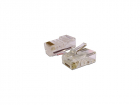 Коннектор RJ45 UTP 8P8C, универсальный, со вставкой, cat.5e, 100 шт., (TWT-PL45-8P8C-V)