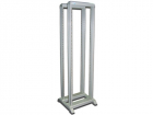 Стойка двухрамная 47U, 600x800, серая (TWT-RACK2-47U-6X8)
