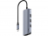 Миниатюра товара - Концентратор USB/ 6-IN-1 USB Hub, Aluminium housing, 1 USB-C 3.0 5Gbps male connecter with 25cm cable, 1x 4K@60Hz HDMI Port, 1 Gigabit Ethernet port, 3 USB-A 3.0 5Gbps Port, 1 USB-C power input Ports(5V/ 2A max), compatible with MacBook, Mac Pro, Mac mini, iMac, Surface Pro, XPS, Flash Drive, Mobile HDD (UH606)