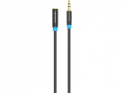 Кабель-удлинитель Vention аудио Jack 3, 5 mm M/ Jack 3, 5 mm F - 0, 5 м Тканевая оплетка (VAB-B06-B050-M)