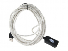 Кабель-адаптер Кабель-адаптер/ Кабель-адаптер USB2.0-repeater, удлинительный активный <Am-->Af> 5м VCOM <VUS7049-5M>, (VUS7049-5M)