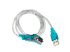 Кабель-адаптер/ Кабель-переходник USB Am -> RS-232 DB9M, винты ( добавляет в систему новый COM порт) VCOM <VUS7050> (VUS7050)