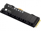 Твердотельный накопитель Western Digital Black SN850X SSD M2.2280 PCIe 4.0 4Tb, 7300MBs/ 6600MBs, TBW 2400, with heatsink, WDS400T2XHE, 1 year
