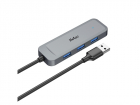 USB-концентратор Netac USB Hub WF11, USB-A to USB3.0*4 (repl. NT08WF11-30GR), (WF11GYCN)