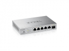Коммутатор Мультигигабитный коммутатор Zyxel XMG-105, 5xRJ-45: 1/ 2.5G, 1xSFP+, настольный, бесшумный