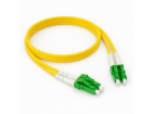 Патч-корд ADVANT ADVOS2-PCD15-LCSC-AA-LY, Duplex, тип волокна: SM 9/125 (OS2). Разъемы: LC/APC-LC/APC. Длина: 15, оболочка: LSZH, диаметр кабеля: 3 (ADVOS2-PCD15-LCLC-AA-LY)